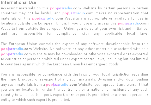 pop jazz radio policy