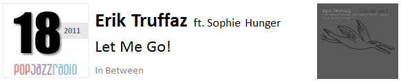 Pop Jazz Radio Charts top 18 (Best of 2011) Erik Truffaz ft. Sophie Hunger - Let Me Go