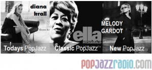 Diana Krall Ella Fitzgerald Melody Gardot - pop jazz radio