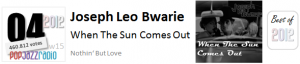 pop jazz radio best of 2012 No 4 Joseph Leo Bwarie When The Sun Comes Out